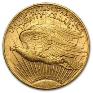 1924 St. Gaudens Double Eagle 20 USD Gullmynt