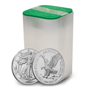 2024 Silver Eagle 1 ozt tube med 20 stk